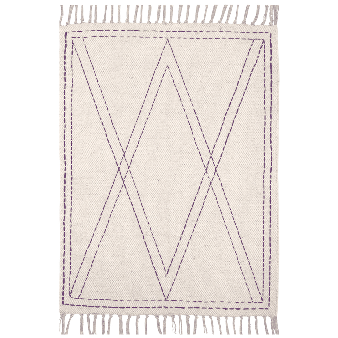 Handmade Kantha Work Cotton Rug