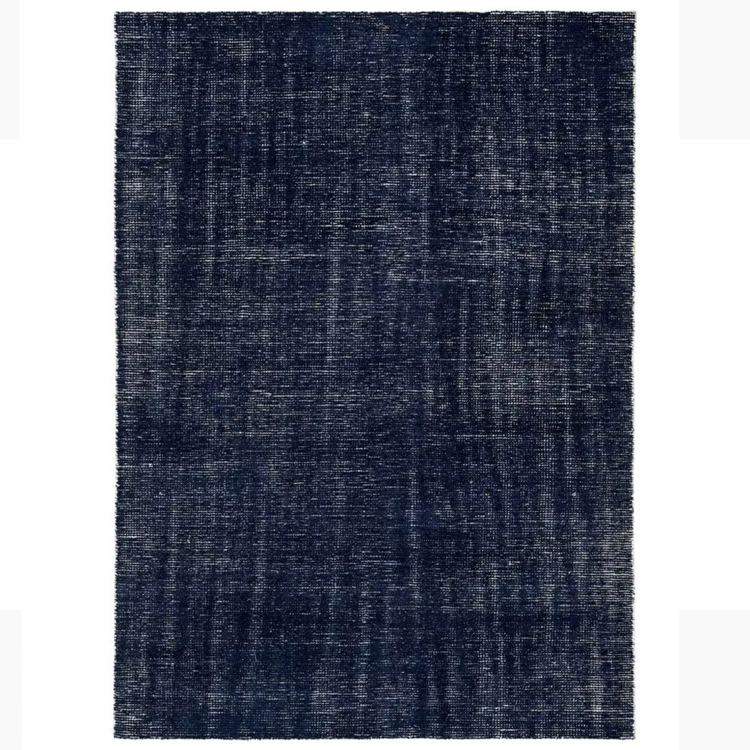 Handmade Blue Pet Weave Yarn Rug