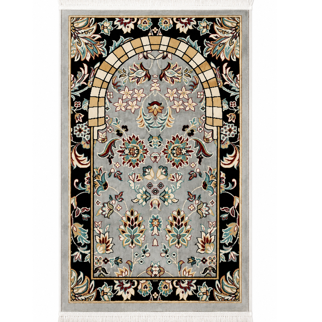 Handmade Traditional Gray Mat