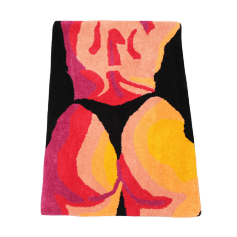 Body Shape Hand Tufted Wool Rug Body Shape Hand Tufted Wool Rug