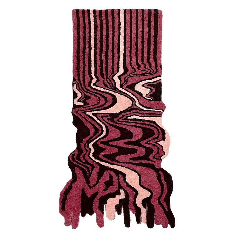 Hand Tufted Melting Wool Rug Hand Tufted Melting Wool Rug
