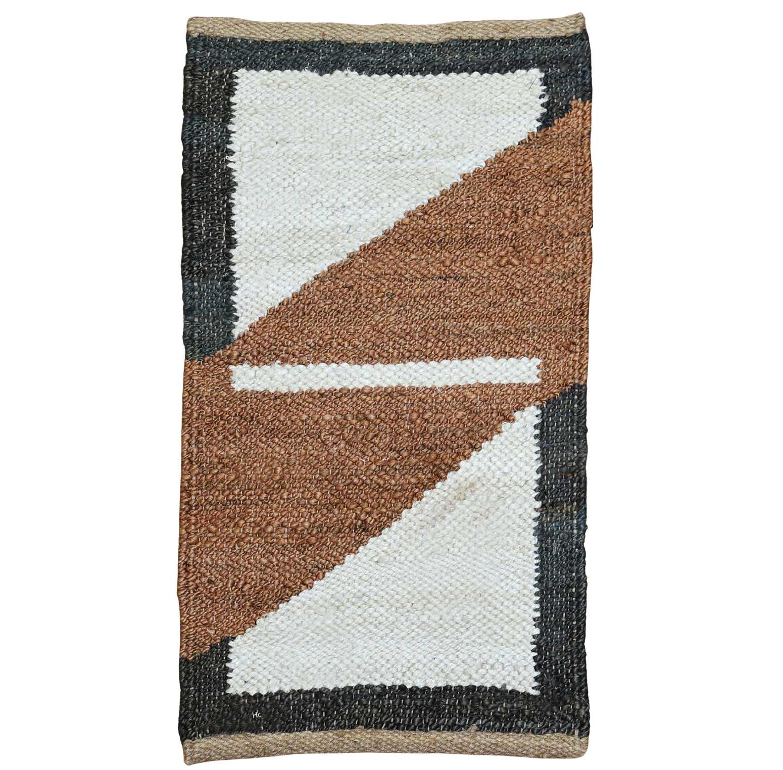 Hand Woven Designer Jute Rug