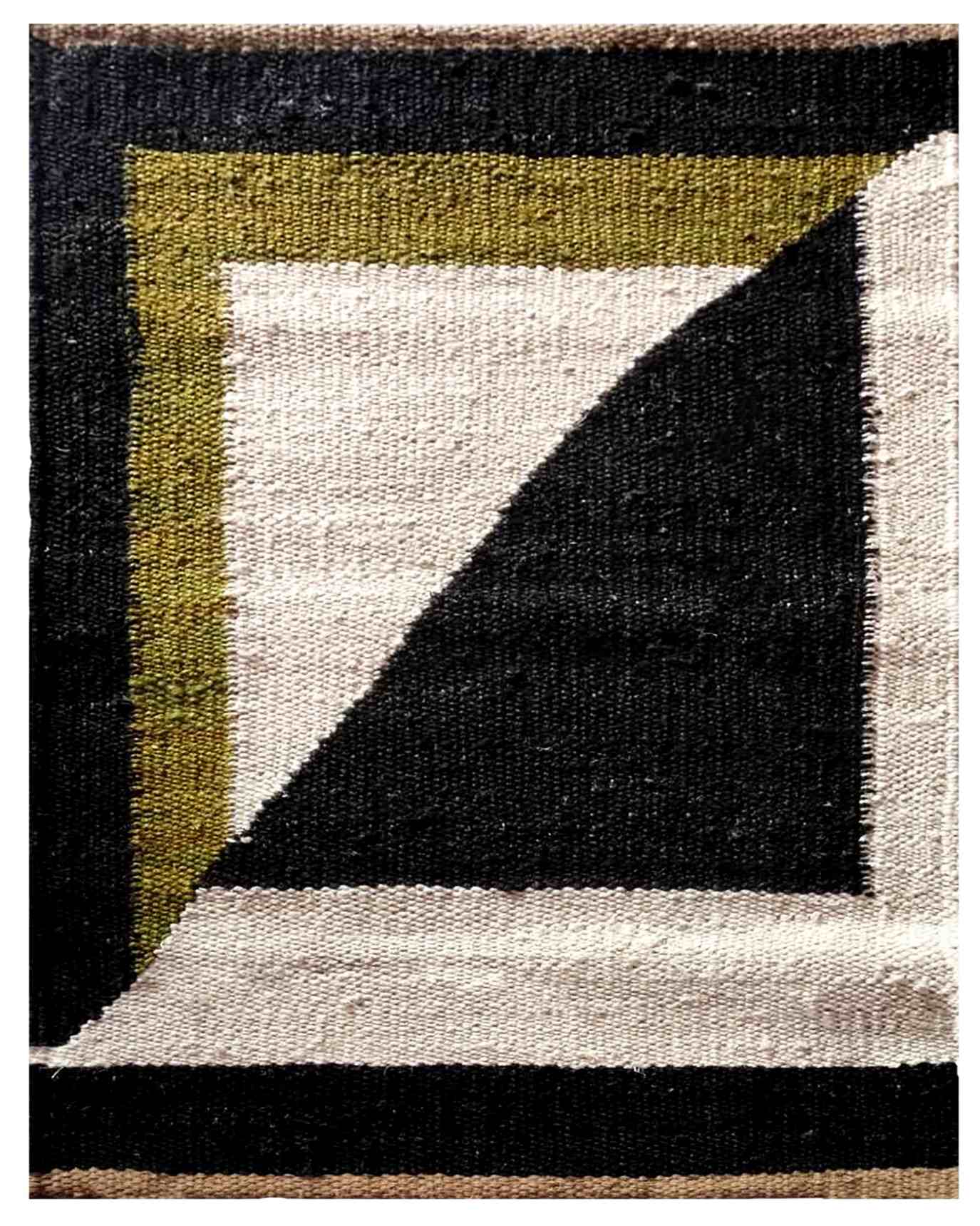 Hand Woven Multicolor Jute Rug