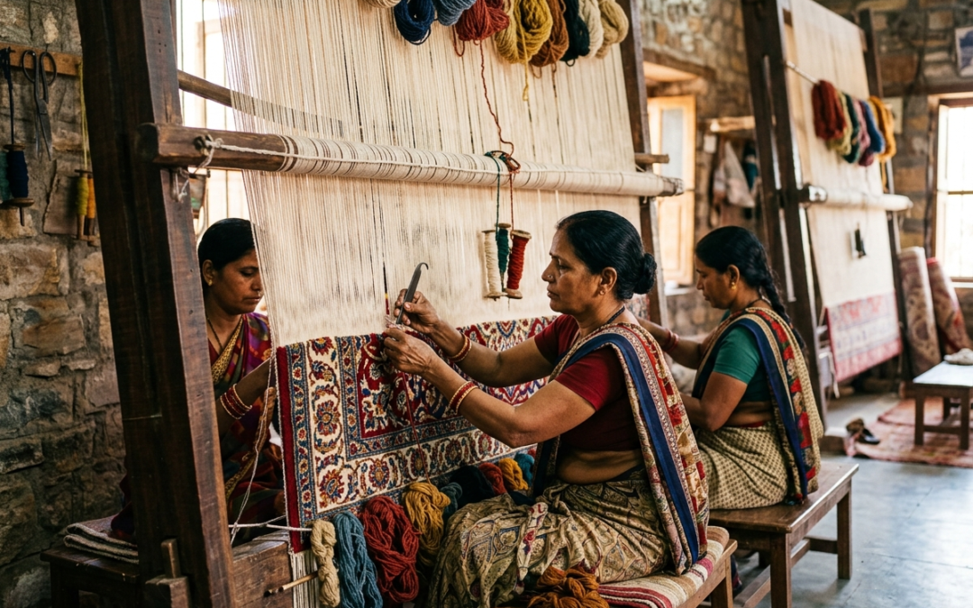 How Handmade Rugs Are Made: A Journey from Raw Materials to Finished Rugs