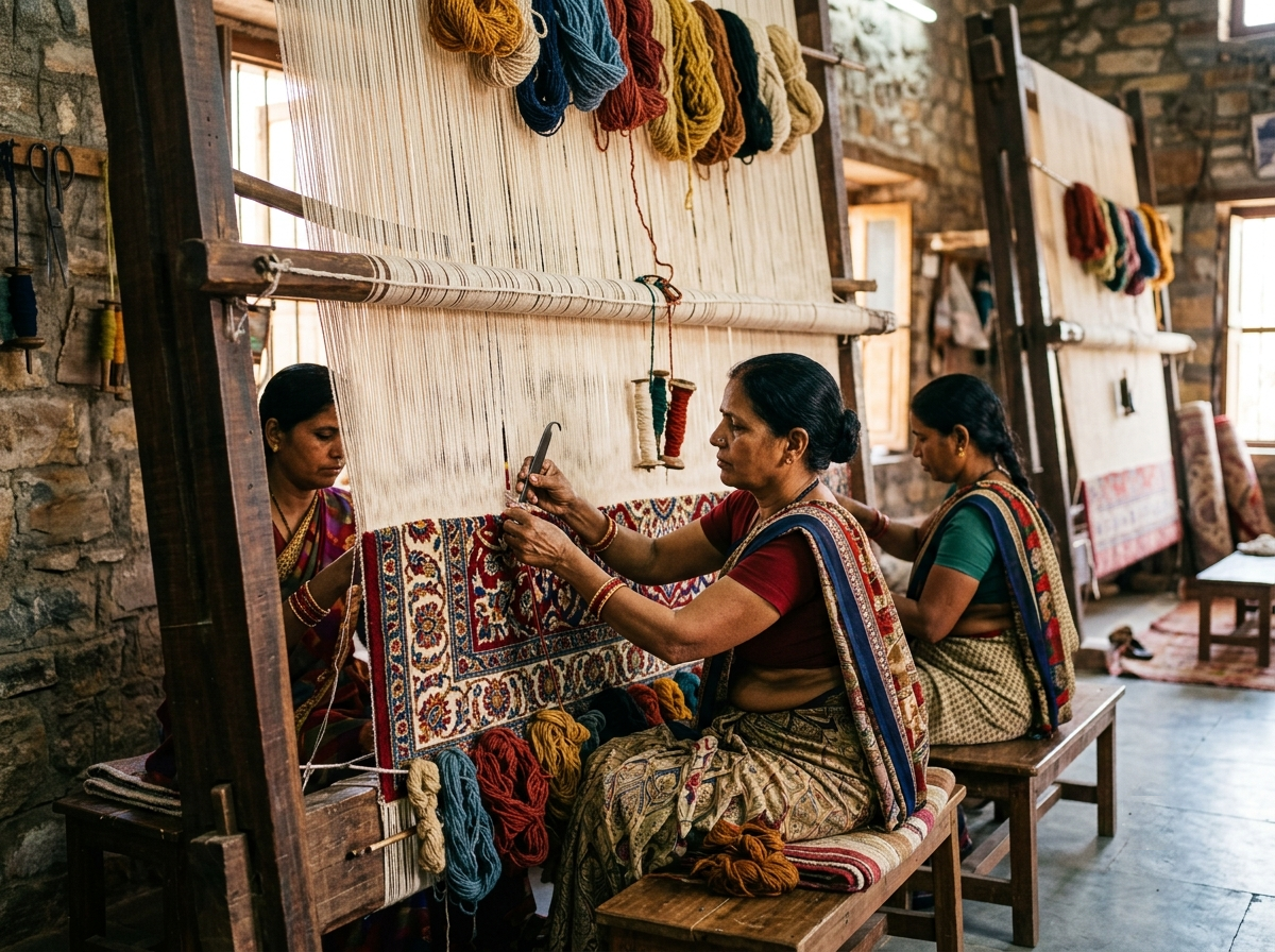 How Handmade Rugs Are Made: A Journey from Raw Materials to Finished Rugs