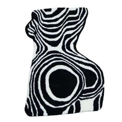 Black Hand Tufted Body Carpet Black Hand Tufted Body Carpet